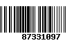 Código de Barras 87331097