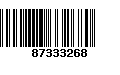 Código de Barras 87333268