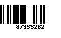 Código de Barras 87333282