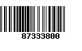 Código de Barras 87333800