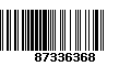 Código de Barras 87336368