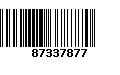 Código de Barras 87337877