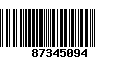 Código de Barras 87345094