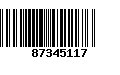 Código de Barras 87345117