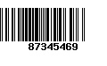 Código de Barras 87345469