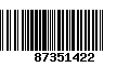 Código de Barras 87351422