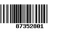 Código de Barras 87352801