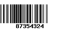 Código de Barras 87354324