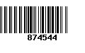 Código de Barras 874544