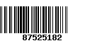 Código de Barras 87525182