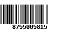 Código de Barras 8755005815