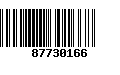 Código de Barras 87730166