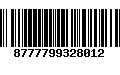 Código de Barras 8777799328012