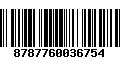 Código de Barras 8787760036754