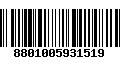 Código de Barras 8801005931519