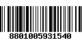 Código de Barras 8801005931540