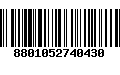 Código de Barras 8801052740430