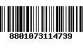 Código de Barras 8801073114739