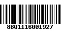 Código de Barras 8801116001927