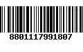 Código de Barras 8801117991807