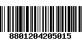 Código de Barras 8801204205015