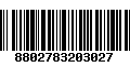 Código de Barras 8802783203027
