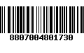 Código de Barras 8807004801730