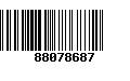 Código de Barras 88078687