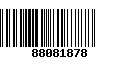 Código de Barras 88081878