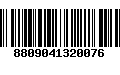 Código de Barras 8809041320076