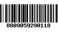 Código de Barras 8809059290118