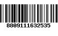 Código de Barras 8809111632535