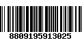 Código de Barras 8809195913025