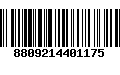 Código de Barras 8809214401175