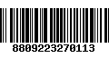 Código de Barras 8809223270113