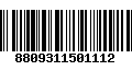 Código de Barras 8809311501112