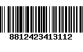 Código de Barras 8812423413112