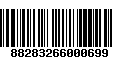 Código de Barras 88283266000699