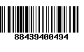 Código de Barras 88439400494