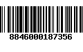 Código de Barras 8846000187356