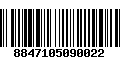 Código de Barras 8847105090022