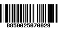 Código de Barras 8850025070029