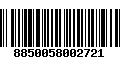 Código de Barras 8850058002721