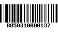 Código de Barras 8850310000137