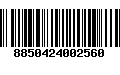 Código de Barras 8850424002560