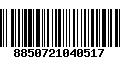 Código de Barras 8850721040517