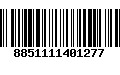 Código de Barras 8851111401277