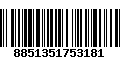 Código de Barras 8851351753181