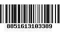 Código de Barras 8851613103389