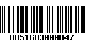 Código de Barras 8851683000847